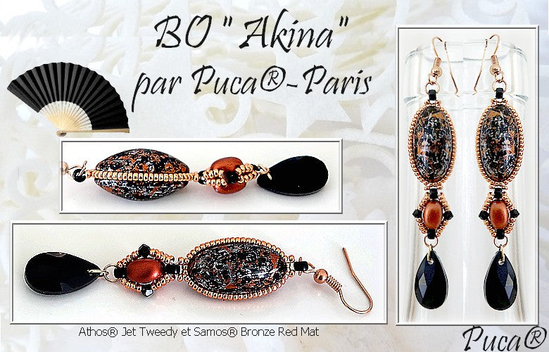 Akina Earrings - pattern
