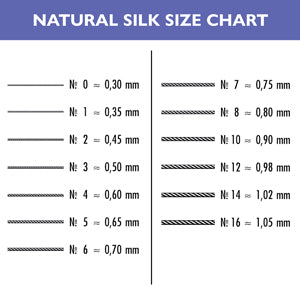 Griffin Slk Cord, Black Size 8, 0.8mm, 2 yards