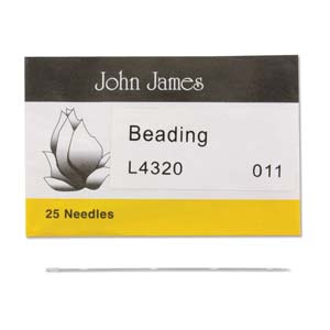 John James Beading Needles #11, 25 pack