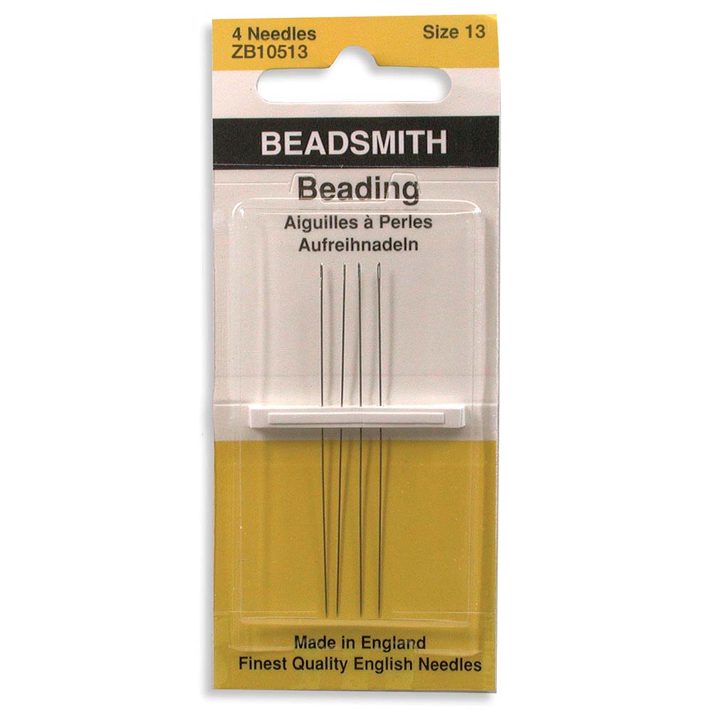 English Beading Needles #13, 4 pack