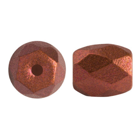 Baros Par Puca®, Czech glass bead, Bronze Red Matte, 10 grams
