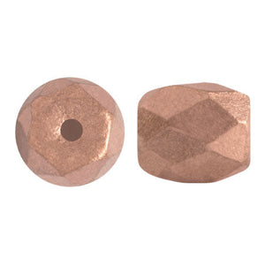 Baros Par Puca®, Czech glass bead, Copper Gold Matte, 10 grams