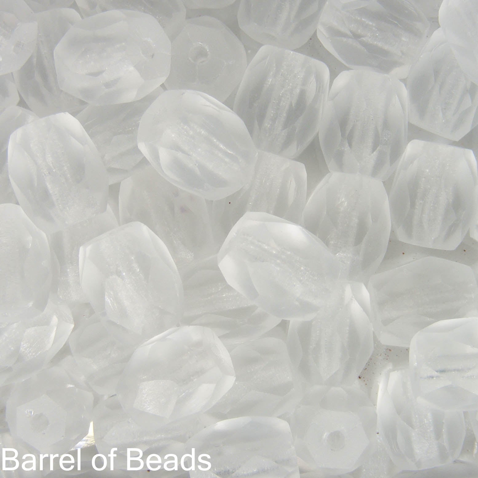 Baros Par Puca®, Czech glass bead, Crystal Matte, 10 grams