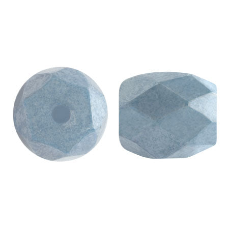 Baros Par Puca®, Czech glass bead, Opaque Blue Ceramic Look, 10 grams