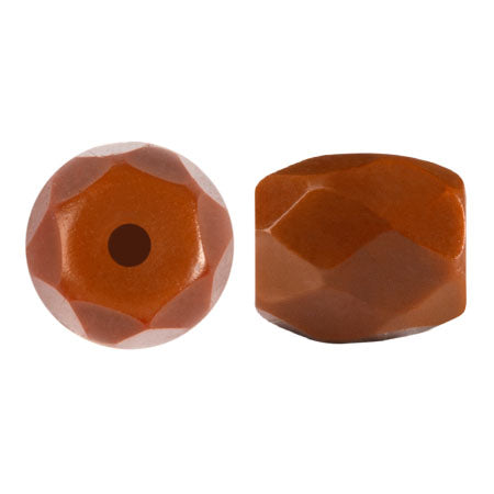 Baros Par Puca® Czech glass bead, Frost Caramel, 10 grams