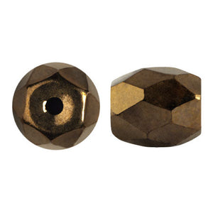 Baros Par Puca®, Czech glass bead, Dark Gold Bronze, 10 grams