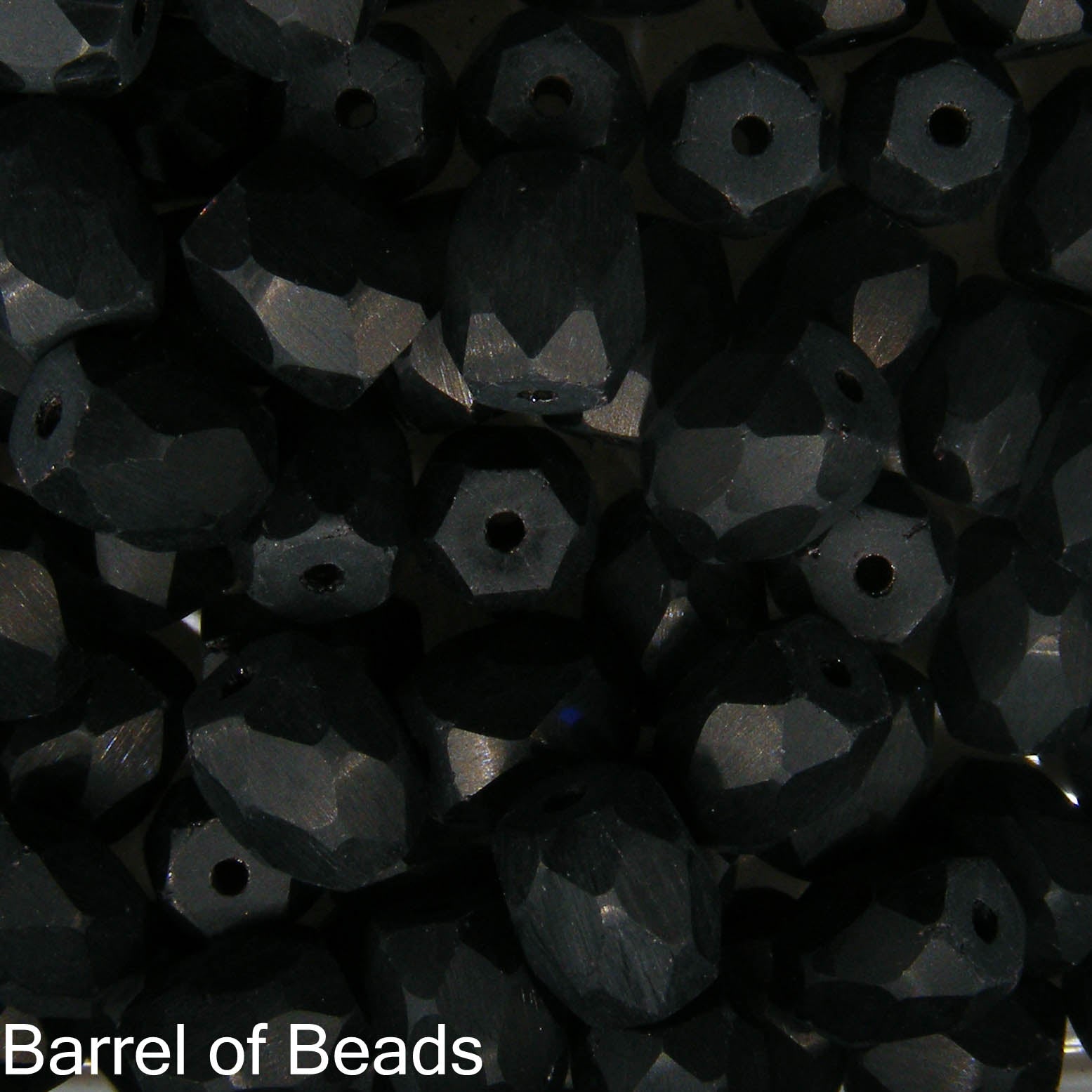 Baros Par Puca®, Czech glass bead, Jet Matte, 10 grams