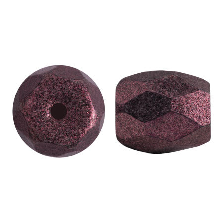 Baros Par Puca®, Czech glass bead, Metallic Matte Burgundy, 10 grams