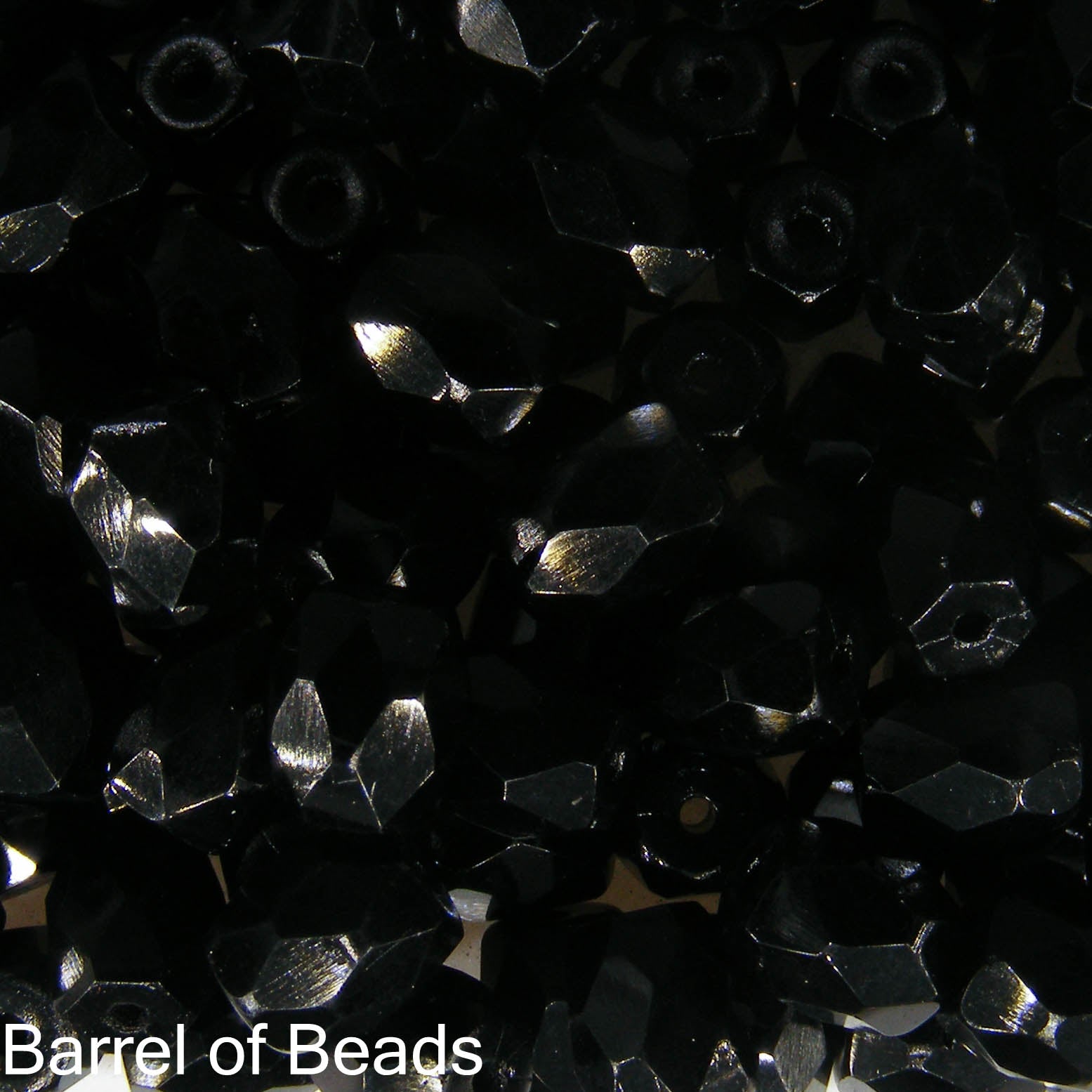 Baros Par Puca®, Czech glass bead, Jet, 10 grams