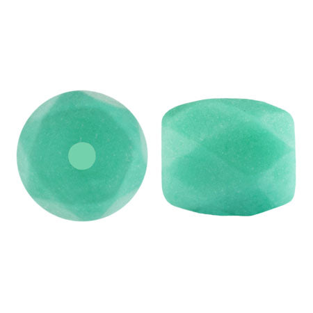 Baros Par Puca® Czech glass bead, Frost Jade Matte, 10 grams