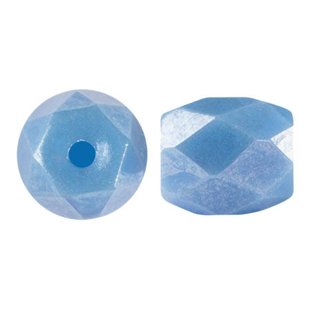 Baros Par Puca® Czech glass bead, Frost Blue Lagoon Luster, 10 grams
