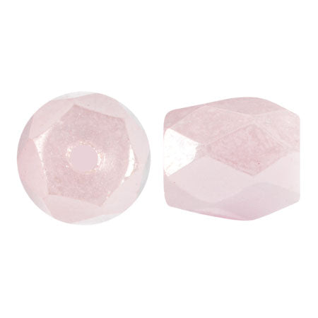 Baros Par Puca® Czech glass bead, Frost Sweet Pink Luster, 10 grams