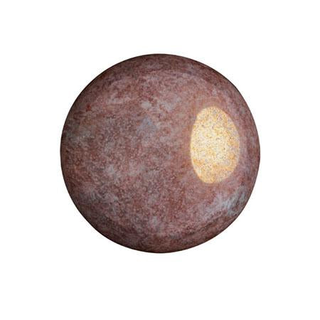 Cabochans Par Puca®, CAB18-0300-14496, Opaque Mix Violet/Gold Ceramic Look