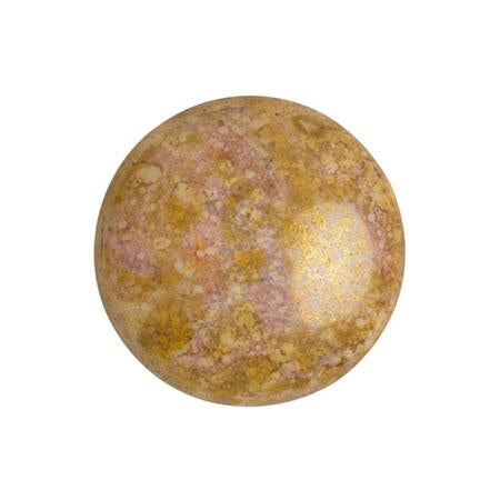 Cabochans Par Puca®, CAB18-0300-15695, Opaque Mix Rose/Gold Ceramic Look