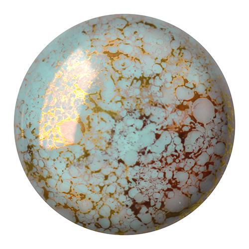 Cabochans Par Puca®, CAB25-6311-15496, Op Aqua Bronze