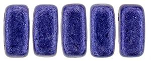 Czechmate 3mm X 6mm Brick Glass Czech Two Hole Bead, Saturated Metallic Super Violet