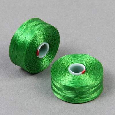 C-Lon Size D Beading Thread - 1 Bobbin - Green