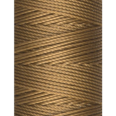 C-LON Bead Cord, Antique Gold - 0.5mm, 92 Yard Spool - Barrel of Beads