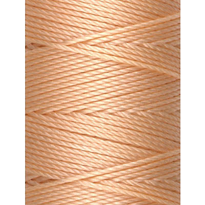 C-LON Bead Cord, Apricot - 0.5mm, 92 Yard Spool - Barrel of Beads