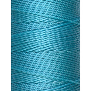 C-LON Bead Cord, Aqua - 0.5mm, 92 Yard Spool - Barrel of Beads