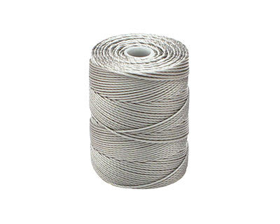 C-LON Bead Cord, Argentum - 0.5mm, 92 Yard Spool - Barrel of Beads