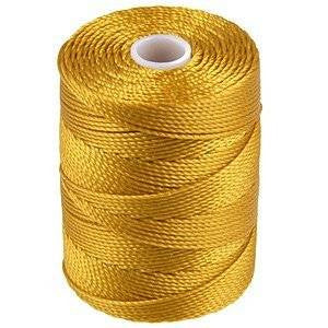 C-LON Bead Cord, Aurum - 0.5mm, 92 Yard Spool - Barrel of Beads