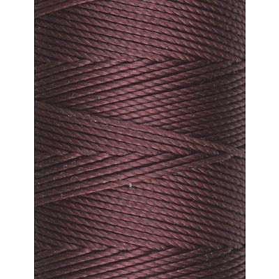 C-LON Bead Cord, Black Currant - 0.5mm, 92 Yard Spool - Barrel of Beads