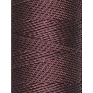 C-LON Bead Cord, Black Currant - 0.5mm, 92 Yard Spool - Barrel of Beads