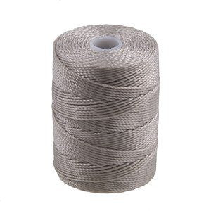 C-LON Bead Cord, Beige - 0.5mm, 92 Yard Spool - Barrel of Beads