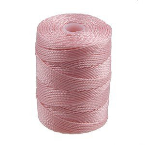 C-LON Bead Cord, Bubblegum - 0.5mm, 92 Yard Spool - Barrel of Beads