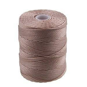 C-LON Bead Cord, Blush - 0.5mm, 92 Yard Spool - Barrel of Beads