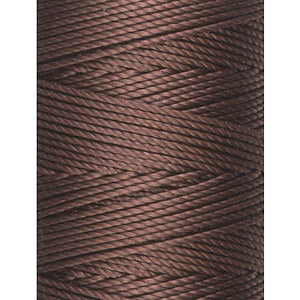 C-LON Bead Cord, Brown - 0.5mm, 92 Yard Spool - Barrel of Beads