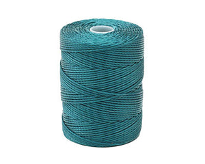 C-LON Bead Cord, Cerulean - 0.5mm, 92 Yard Spool - Barrel of Beads