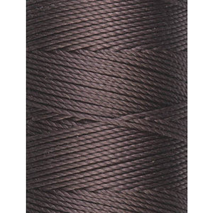 C-LON Bead Cord, Chocolate - 0.5mm, 92 Yard Spool - Barrel of Beads