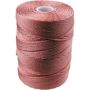 C-LON Bead Cord, Copper Rose - 0.5mm, 92 Yard Spool - Barrel of Beads