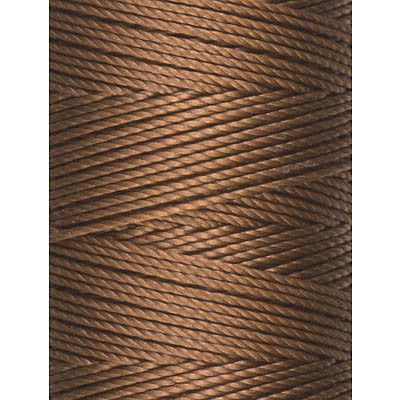 C-LON Bead Cord, Chestnut - 0.5mm, 92 Yard Spool - Barrel of Beads