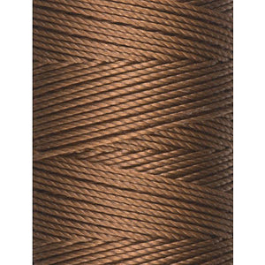 C-LON Bead Cord, Chestnut - 0.5mm, 92 Yard Spool - Barrel of Beads