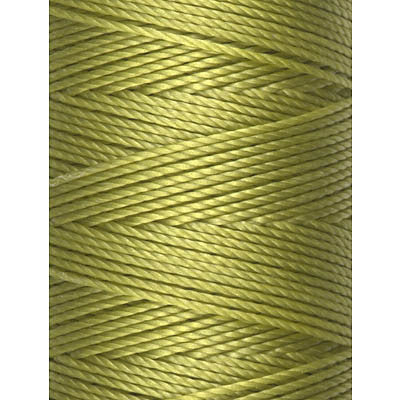 C-LON Bead Cord, Chartreuse - 0.5mm, 92 Yard Spool - Barrel of Beads