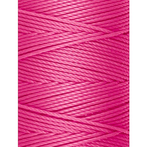 C-LON Bead Cord, Fluorescent Hot Pink - 0.5mm, 92 Yard Spool - Barrel of Beads