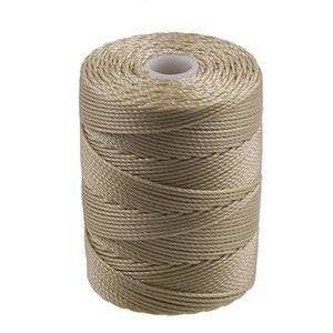 C-LON Bead Cord, Flax - 0.5mm, 92 Yard Spool - Barrel of Beads