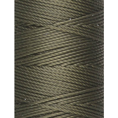 C-LON Bead Cord, Green Olive - 0.5mm, 92 Yard Spool - Barrel of Beads