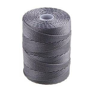 C-LON Bead Cord, Gray - 0.5mm, 92 Yard Spool - Barrel of Beads