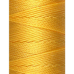 C-LON Bead Cord, Golden Yellow - 0.5mm, 92 Yard Spool - Barrel of Beads