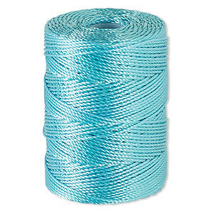 C-LON Bead Cord, Ice Blue - 0.5mm, 92 Yard Spool - Barrel of Beads