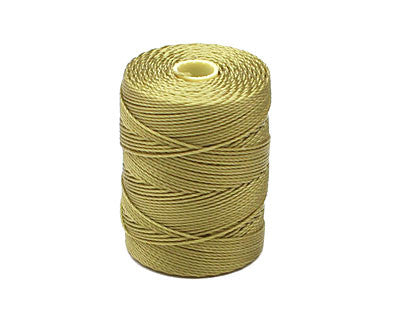 C-LON Bead Cord, Lemongrass - 0.5mm, 92 Yard Spool - Barrel of Beads