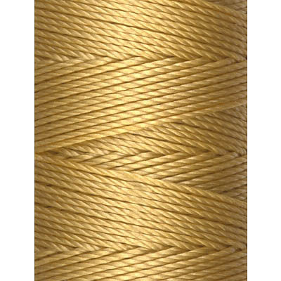 C-LON Bead Cord, Light Maize - 0.5mm, 92 Yard Spool - Barrel of Beads