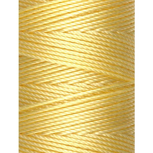 C-LON Bead Cord, Lemon - 0.5mm, 92 Yard Spool - Barrel of Beads