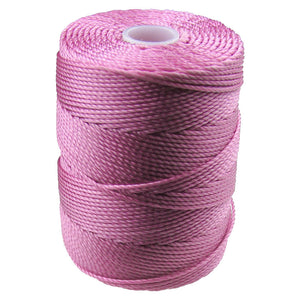 C-LON Bead Cord, Light Orchid - 0.5mm, 92 Yard Spool - Barrel of Beads