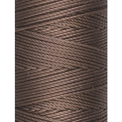 C-LON Bead Cord, Medium Brown - 0.5mm, 92 Yard Spool - Barrel of Beads