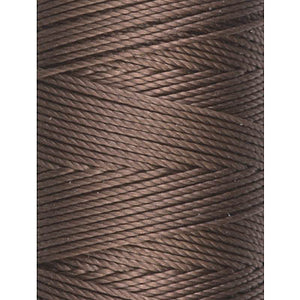 C-LON Bead Cord, Medium Brown - 0.5mm, 92 Yard Spool - Barrel of Beads